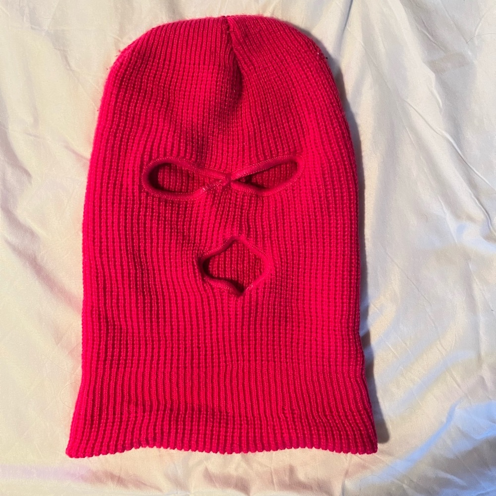 Hot Pink Ski Mask